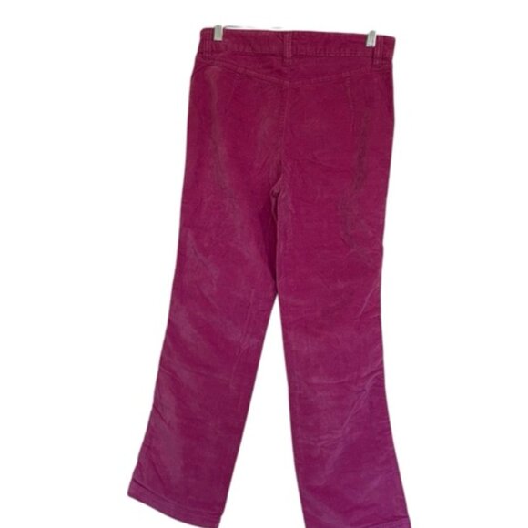 NWOT Free People High Time Velvet Kick Flare Pants In Very Berry SZ-0 - Picture 8 of 9